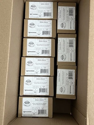 BRAND NEW Edwards EST SIGA-OSCD Optical Smoke Detector With CO Sensor