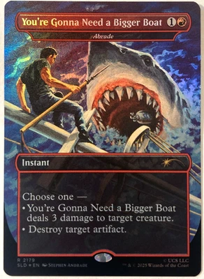 MTG You’re Gonna Need A Bigger Boat - Abrade (Rainbow Foil) Secret Lair 2179 NM - Image 1 of 4