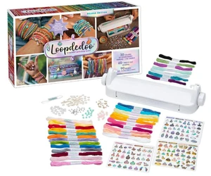 Loopdedoo Deluxe DIY Friendship Bracelet Maker Kit for Kids Craft Gift 8+ - Picture 1 of 7