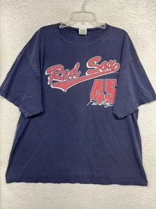 Vintage Boston Red Sox Shirt Herren 2XL Pedro Martinez 45 MLB Baseball 2003 Tee - Bild 1 von 13