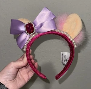 Disney Parks The Muppets Miss Piggy Minnie Ears Headband It’s All About Moi HTF - Photo 1/8