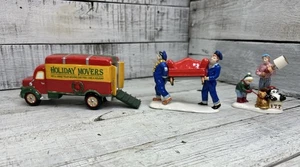 Juego De 3 Figuras De Colección DEPT 56 The Original Snow Village DÍA DE LA MUDANZA # 54892 - Imagen 1 de 24