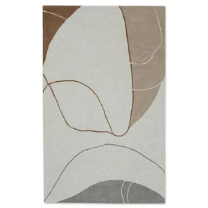 New Modern Hand Tufted Woollen Rug Color As Photos Handmade Design Carpet Rug - Picture 1 of 6