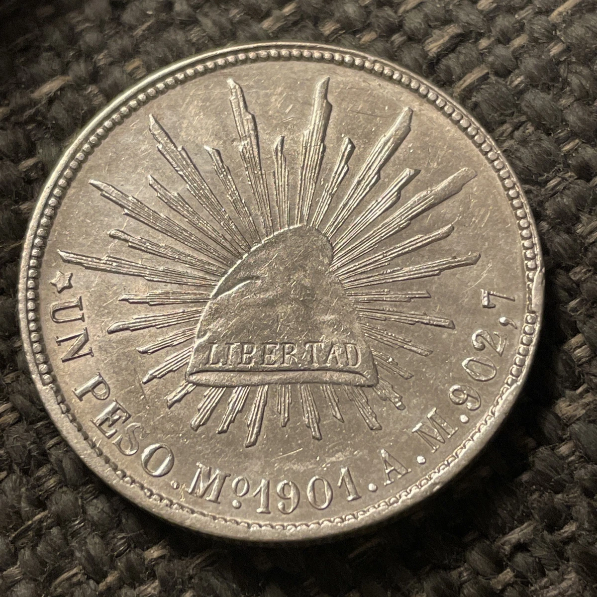 外国銀貨　メキシコ銀貨　1901年 1901 Year Mexican Coins for sale | eBay