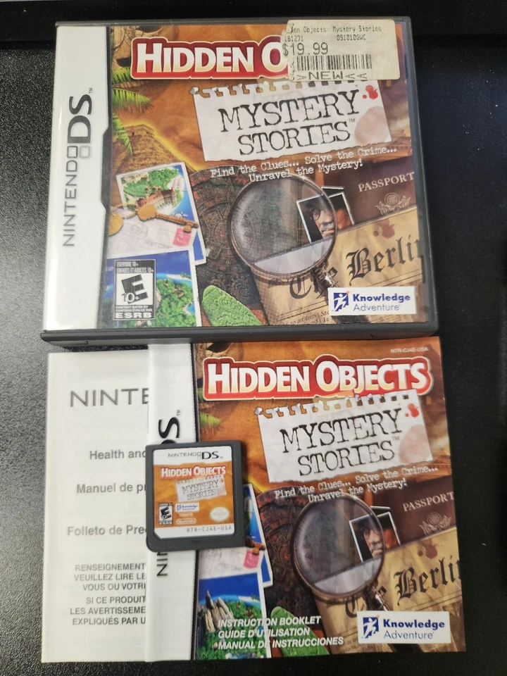 Hidden Objects: Mystery Stories (Nintendo DS, 2010) CIB - Image 1 of 2