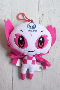 SUPER RARE Tokyo Paralympics Official Plush Mascot Someity with Card Holder - Picture 1 of 2