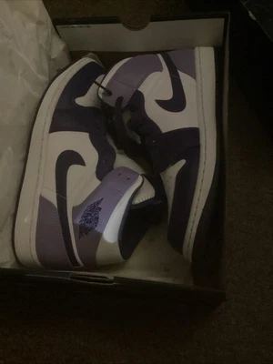 Air Jordan 1 Mid Sky J Purple Sneakers Size 10.5 - Image 1 of 4