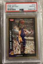 2008 Fleer Kobe Bryant Glossy #101 PSA 10 GEM MINT the ONLY PSA 10 👀 🐐 🏀 HOF