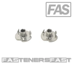 (25) Tuerca en T de acero inoxidable 10-24 x 9/32 (3 clavijas) 18-8 - Envío rápido y gratuito - Imagen 1 de 4