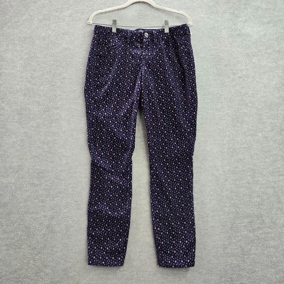 Pantalones de mujer Madewell 27 azul tobillo lunares pana Foto 1 de 4