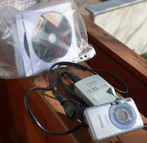 Canon Digital IXUS 95 IS Silver Digital Camera+Zubehör , getestet, guter Zustand - Bild 1 von 2