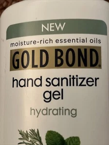 Gold Bond Hand Sanitizer Gel Hydrating Ethyl Alcohol Rosemary 5 fl oz - Picture 1 of 5