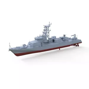 SSMODEL 1/700 Military Model Kit US Navy Cyclone (PC-1) Gunboat scafo completo - Foto 1 di 3