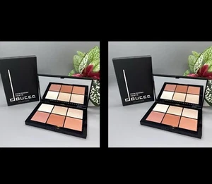 2x Doucce POSH POWDER PALETTE 6 shade Blush Highlighting Face Palette FullSz NIB - Picture 1 of 7