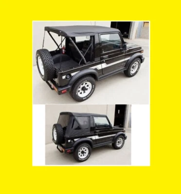 Soft Top TINT WINDOWS BLACK -TOP HAS ZIP OUT WINDOWS 86-1994 for Suzuki SAMURAI - Image 1 of 4