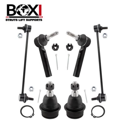 6pcs Front Tie Rods Sway Bar Ball Joint for Dodge Avenger 2008 2009 2010-2014 - Image 1 of 4