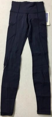 Lululemon Women's Cadence Crusher Tight LW5AISS INKW Dark Blue Size 2 - Image 1 of 3