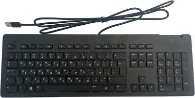 HP USB Slim Smart Card CCID Keyboard - 911502-BB1 - Image 1 of 3