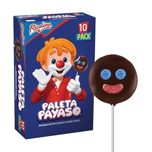 Piruleta Ricolino Paleta Payaso Malvavisco, 10 Ct - Imagen 1 de 1