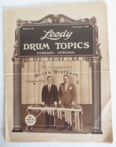Vintage Dezember 1935 Leedy Drum Topics #25 - Bild 1 von 4