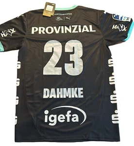 PUMA THW KIEL #23 RUNE DAHMKE GRÖSSE S BUNDESLIGA AUSWÄRTSTRIKOT ORIGINAL - Bild 1 von 3