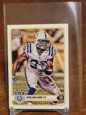 2012 Topps Magic Mini Indianapolis Colts Football Card #152 Vick Ballard - Image 1 of 2