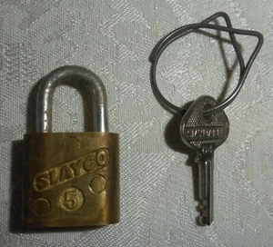 Candado Slaymaker vintage - Imagen 1 de 4