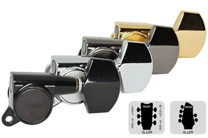 Gotoh SG381-01 Guitar Tuners w/ Large Knobs - Pre-Configured Sets - Picture 1 of 9