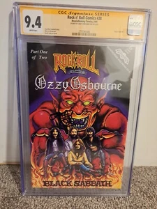 Rock N Roll Comics #28 SS CGC 9.4 Signed By Ozzy Osbourne Auto Black Sabbath - Bild 1 von 1