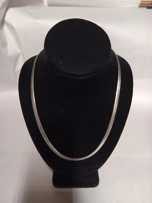 Collar MILOR Plata de Ley 925 Italia 18" Espiga Vintage Foto 1 de 4