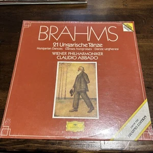 BRAHMS 21 Ungarische Tanze Wiener Philharmoniker Claudio Abbado Vinyl Record New - Picture 1 of 2