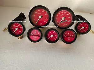 Smiths Gauge Kit Temp+ Oil+ Fuel+ Volt +Oil Temp+Speedometer +Tacho Replica 85mm - Picture 1 of 4