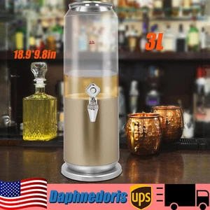 0.79gal Wine Dispenser Columnar Beverage Dispenser Drink Liquor With Faucet USA - Picture 1 of 11