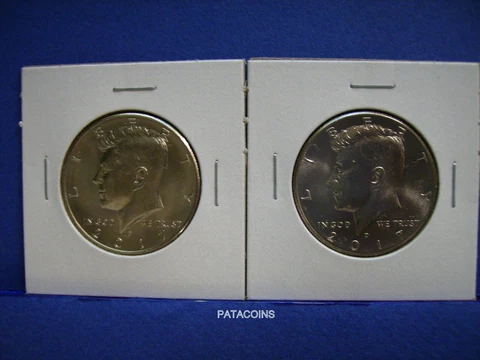2017 P+D Kennedy Half Dollar from mint rolls Cover