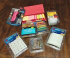 Lot of Office Supplies School-Avery Labels-Coated Clips-post It Stapler