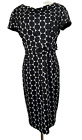 David Lawrence Size 10 Cocktail Dress Black & White Corporate Function Wedding