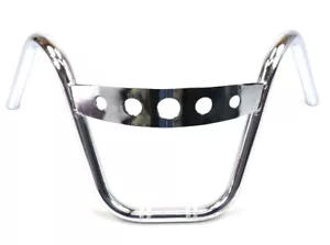 Chrome Chopper, Pull Back Handlebar with Cross Bar *French Plow Bars* - Picture 1 of 3