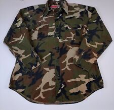 Vintage Winchester Camouflage Dual Pocket Button Up Shirt..Large-Heavy. .S1-12.