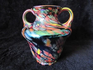 Fenton 2005 #4354 "Myriad" David Fetty Mosaic Vase - Picture 1 of 13