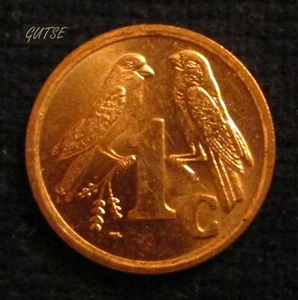 *GUTSE* SUDÁFRICA, 1 CENT 1996, GORRIONES DEL CABO, SIN CIRCULAR. - Imagen 1 de 2