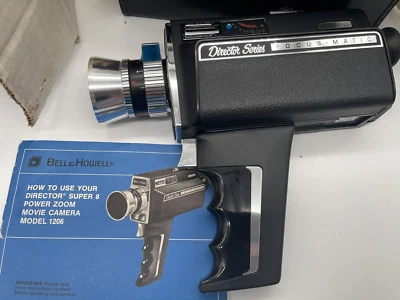 Cámara fotográfica Bell & Howell Focus Matic 8 mm serie directores, bolsa, luz y más Foto 1 de 4