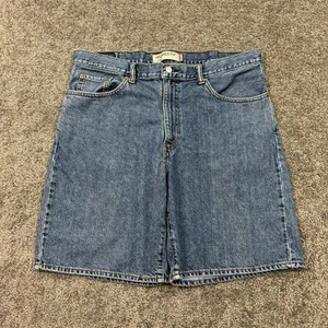Levis Shorts Herren 38 Blau 550 Relaxed Fit Jeans Denim Jorts Medium Wash Workwear - Bild 1 von 9