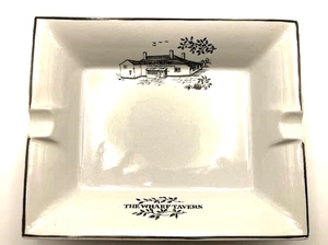 Vintage Keramik The Wharf Tavern rechteckiger Aschenbecher - Bild 1 von 4
