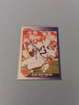 1991 Score - Clay Matthews #19 - Image 1 of 2