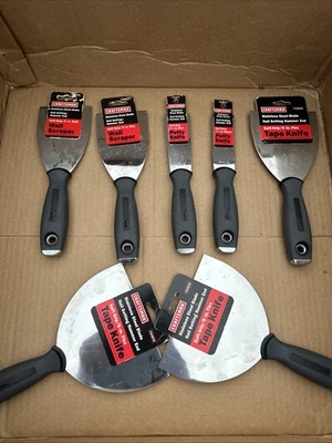 "Juego de cuchillos raspadores de cinta de masilla sexy Sears Craftsman EE. UU. 7 piezas 1,5""-6""" Foto 1 de 4