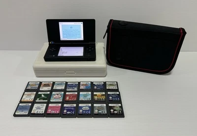 Nintendo DS Console and 21 Game Bundle with Cases - image 1 of 4