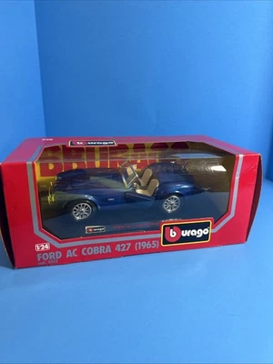 Ford Cobra 427 Burago 1965 1:24 #0513 modelo de coche (TC) Foto 1 de 4