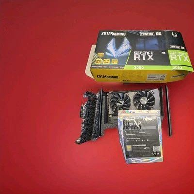 ZOTAC GAMING GeForce RTX 3060 Twin Edge OC 12GB GDDR6 Graphics Card - Image 1 of 4