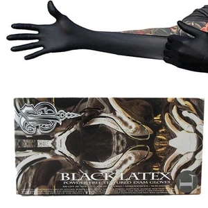 Blackwork Supply Latex Gloves 1000ct-Case, 100ct-Box, X-Small to X-Large | No... - Picture 1 of 8