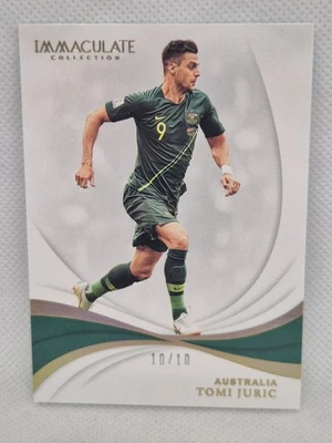 #10/10 LAST PRINT  Tomi Juric Australia 18-19 Panini Immaculate Collection GOLD! - Image 1 of 2